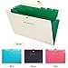Skydue 8 Pockets Expanding File Folders Portable A4 and Letter Size Accordion Paper Document Organizer, Pack of 4