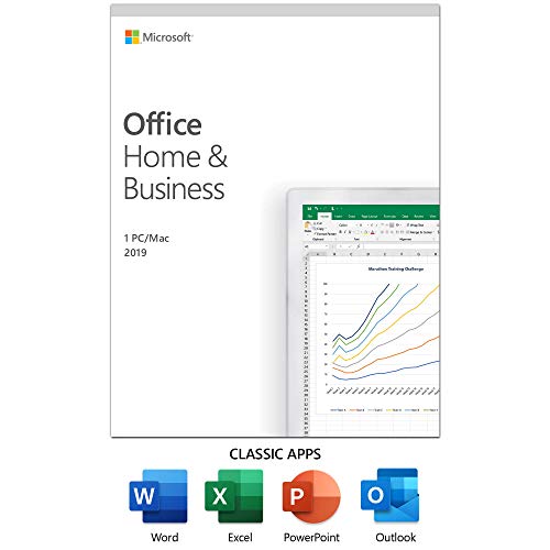 Image of Microsoft office 2019 Home and Business for 1 PC or 1 MAC ( Activation Key Card)