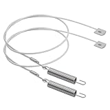 SRIAOO (2pack) For Convertible Top Side Tension Cables Compatible with Mazda Miata 1990-1997 MX-5 Direct Fit Steel Replacement Left & Right Upper Hold Down Cables