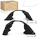 A-Premium Pair Front Inner Fenders Liner Splash Shield Set with Clips - Compatible with Audi A6 2006 2007 2008 2009 2010 2011 - Factory Fresh (PET), Not Refurbished or Recycled