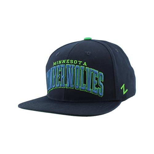 Minnesota Timberwolves NBA Officially Licensed Adjustable Snapback Hat Flat Bill Z11 Retro Superstar