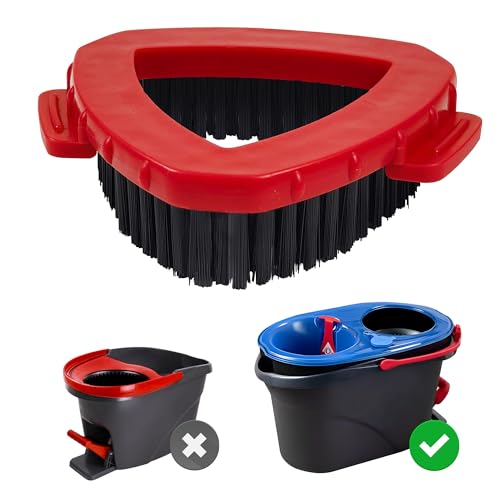 Opiniones y reviews de Cepillos y mopas - los más vendidos. 44 Spin Mop - cepillo para polvo de repuesto para sistema O-Cedar RinseClean 2 tanques, base de cabeza triangular, cepillo para polvo de cerdas duras para limpiador de piso de ducha y...