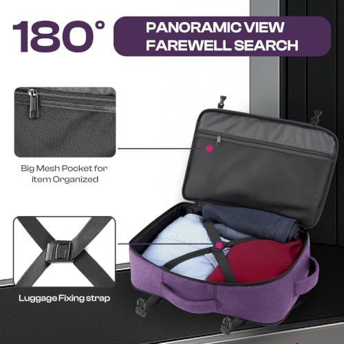 Image of Laptop Backpack for men, Compatible with 18.4 inch Laptop, Purple