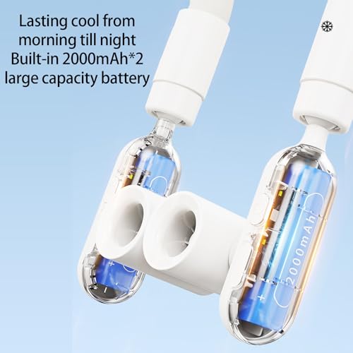 Ventilador de cuello sin aspas recargable para combatir el calor extremo 6