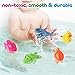 Liberty Imports Set of 6 Wind Up Sea Animal Water Toys for Bath (Includes Duck, Fish, Shark, Frog, Gator)