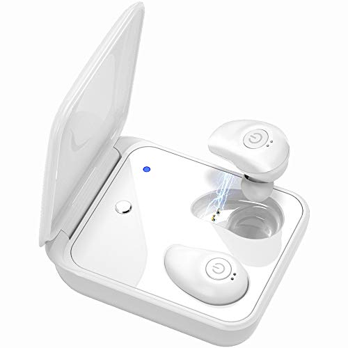 Wireless Earbuds Bluetooth 5.0 Earphones with Mic for iPhone Android, Relaxyo in-Ear Cordless