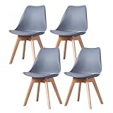 PEZ ROJO Lot de 4 Chaises Scandinaves, Chaises Salle à Manger, Chaise...