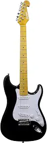 Guitarra Elétrica Vintage Thomaz TEG 400V Preto