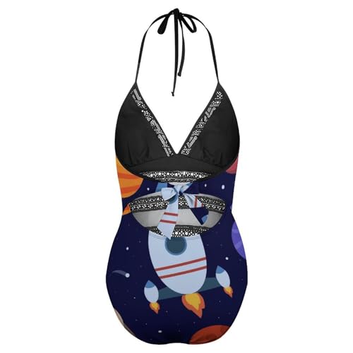 Costume de natation gainant fusée pour piscine et plage