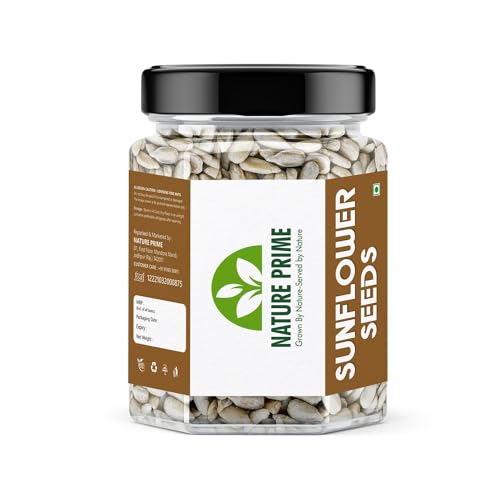 Image of Nature Prime Raw Pumpkin Seeds and Sunflower Seeds for Eating, Protein and Fibre Rich Food for Immunity Booster Diet Pack (500G*2) Jar Pack