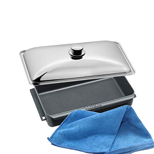 Preisvergleich Produktbild Miele Bräter IGBHUB62-22 + Deckel + Mikrofasertuch