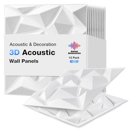 Panneaux acoustiques blancs pour salon et décoration de maison