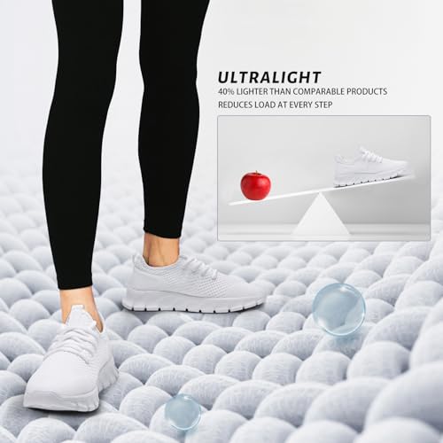 Image of Running Shoes Women Sneakers Tennis Non Slip Walking Gym Workout | Slip on Athletic Breathable Work Comfortable Fashion light Sport Casual jogging hiking Shoe