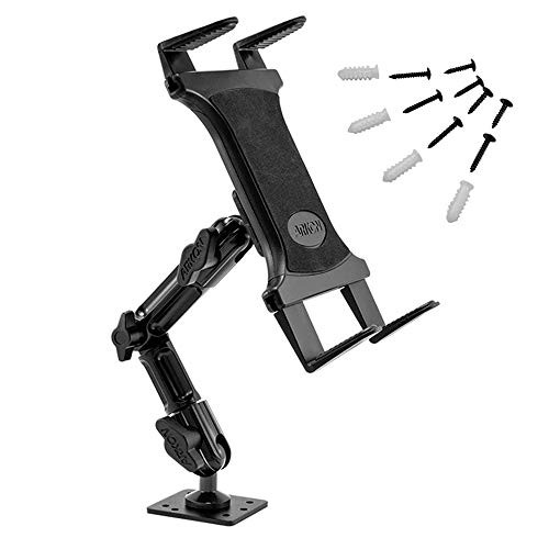 ARKON Mounts - Heavy-Duty Tablet Mount | Secure Drill Base for Cars, Walls, and Tables | Adjustable Arm Ensures Perfect Positioning | Universal Tablet Stand and Holder | Great for iPad Wall Mount by ARKON - Used condition - US$21.67