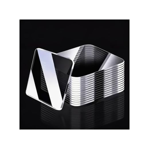 20Pcs Tape Super Strong Adhesive, Nano Tapes Reusable No Residue, Double Sided Tape Square for Home Office, Two Sided Tape Heavy Duty, Carpet, Wall, Phone, Dashboard, Washable and Removable