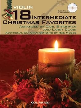 18 Intermediate Christmas Favorites with Data/Accompaniment CD for Violin