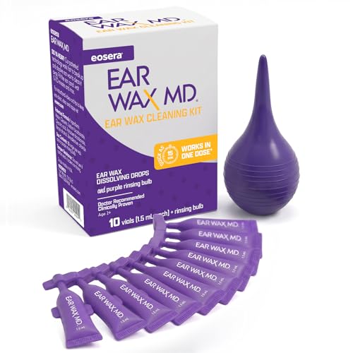 Earwax MD 10-Vial Ear Cleaning Kit with Bulb