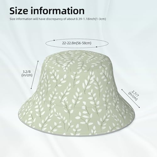 Image of Bucket Hat Double-Side-Wear Reversible Sun Hat Beach Travel Hiking for Women Men