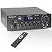 Produktbild Verstärker Hifi Stereo, Home Receiver hifi-verstärker, Power Amplifier mit Bluetooth, Dual Kanal Audio Receiver mit USB, SD, Radio, Fernbedienung