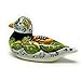 CERAMICHE D'ARTE PARRINI - Italian Ceramic Art Animal Figurine Duck Pottery Hand Painted Decorated Black Made in ITALY Tuscan