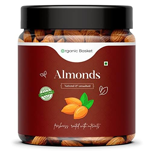 See full amazon price history chart for Organic Basket 100% Natural and Premium California Almonds | Quality Badam Giri | Badam - Bold Size Rich in Protein and Increase Stamina | Whole Natural Badam Dry Fruits (Jar Pack) (500 Grams) Organic Basket 100% Natural and Premium California Almonds | Quality Badam Giri | Badam - Bold Size Rich in Protein and Increase Stamina | Whole Natural Badam Dry Fruits (Jar Pack) (500 Grams) (B0CD2G2148) Amazon Price History, Amazon Price Tracker