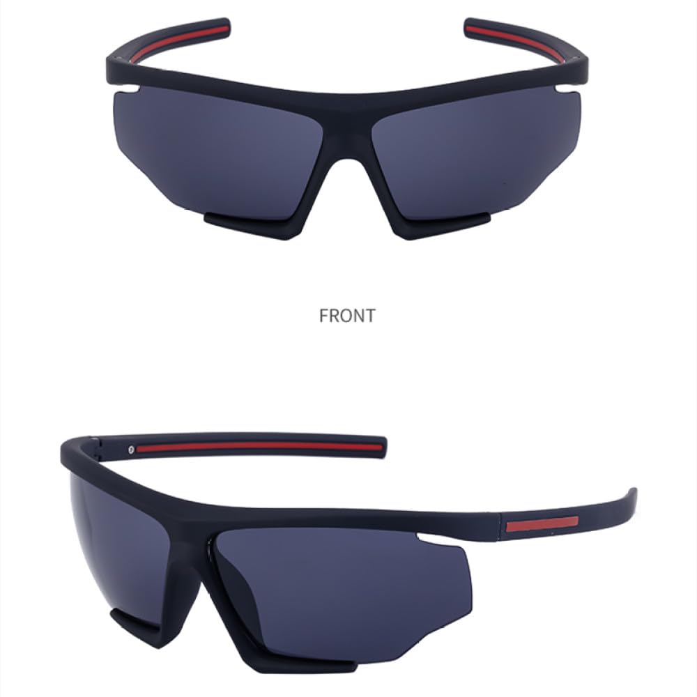 Sportowe okulary przeciwsłoneczne na świeżym powietrzu mężczyźni kobiety marka modne okulary przeciwsłoneczne z półramkami dla męskich trendów okulary przeciwsłoneczne