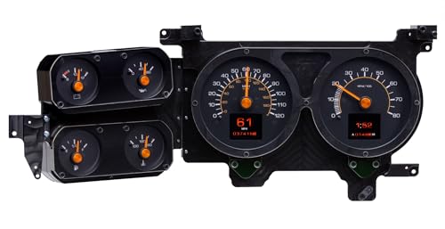 Dakota Digital RTX-79C-PU-X Retrotech Gauge Instrument System Compatible with 1973-87 Chevy Pickup, 1973-91 Chevy Blazer, GMC Jimmy and Suburbans. Styled after 1979-87 Chevy Pickup.