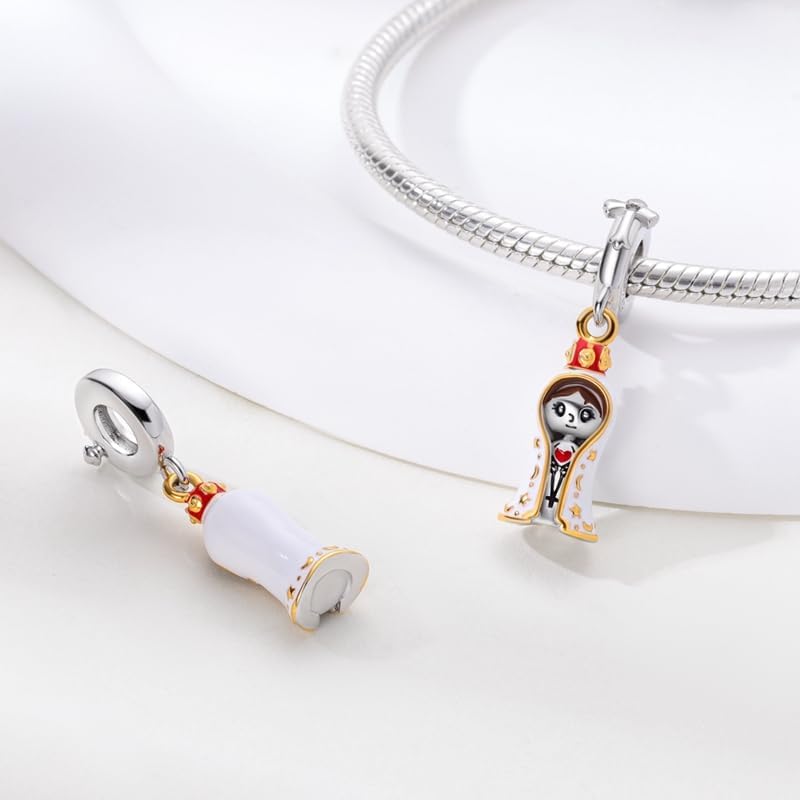 Miniatura 2 de CYCUFF 925 Sterling Silver Charms Suitable for Charm Necklaces, Bracelet Pendants Beads Jewellery Gift for Women