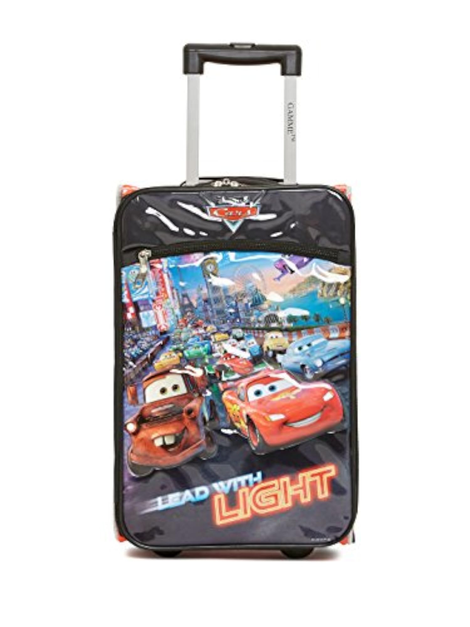 Car Pixar Polyester 45 cms Black Softsided Cabin Luggage