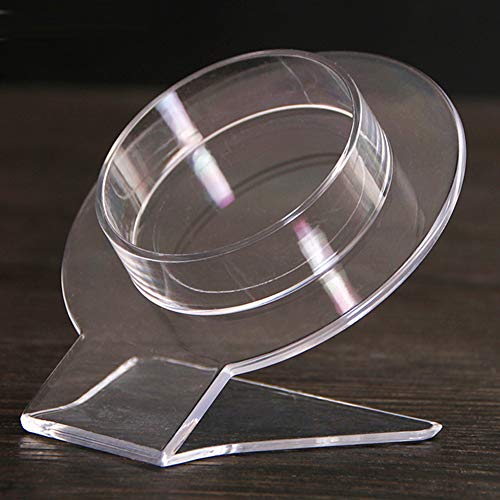 Mollensiuer 2 Pcs Clear Acrylic Bracelet Displays Stands Bracelet Display Stand Holder Clear Bracelet Stand Transparent Shelf Shelves Acrylic Jewelry Holder Showcase Shelf Clear Jewelry Organizer Rack thumb #2