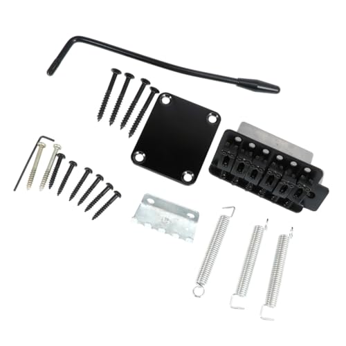 Chevalet trémolo électrique ST noir pour réparer vibrato guitare bloc complet