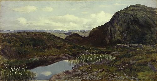 Affiche Toile De Jotunheimen par Kitty Kielland pour décoration mural 60x90cm