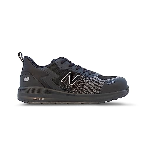 New Balance Speedware Composite Toe Men's Industrial Work Shoes, Black, Size 10.5, Wide, Comfortable & Lightweight Work Shoes for Men, Electric Hazard, Puncture & Slip Resistant