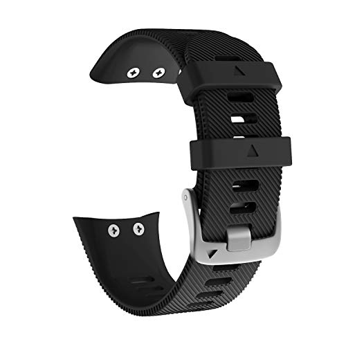NotoCity Bracelet Forerunner 45 de Sport en Silicone pour Bracelet de Montre pour Garmin Forerunner 45 Smartwatch(Noir,Small) Cover