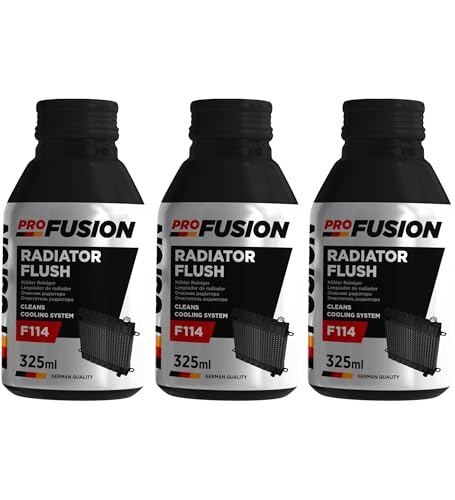 ProFusion Limpiador de Radiador - Limpia de Circuito de Refrigeración - Eliminador el óxido y Las Incrustaciones. F114 Radiator Flush - 325ml (3)