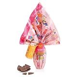 Venchi - Uovo di Cioccolato al Latte per Bambini, Rosa, 220 Gr, Note di Toffee e Caramello con Sorpresa, Senza Glutine, Collezione Pasqua Venchi, Idea Regalo