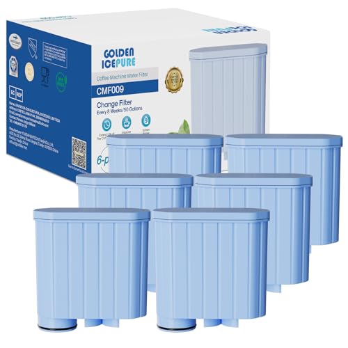 GOLDEN ICEPURE Wasserfilter Kaffeevollautomat für Philips Aqua Clean Filter und Saeco Aqua Clean Wasserfilter, CA6903/10 CA6903/22 CA6903, 6 stück