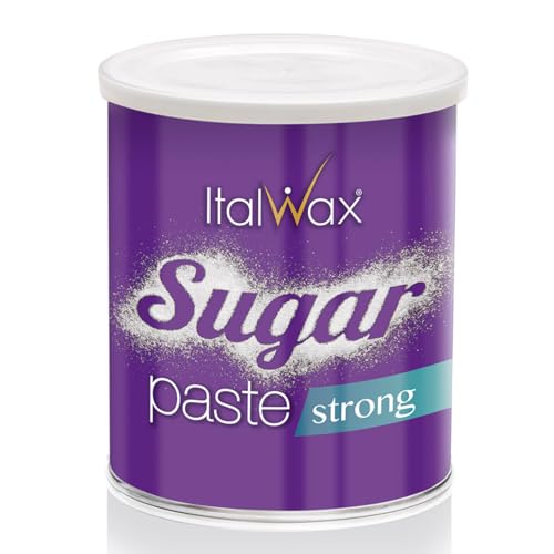 Italwax Solo - Sugar Paste Wax - Strong - 100% Natural Formulation - 1200g sugar paste jar - Ideal for Body & Brazilian Bikini Areas 1200 g