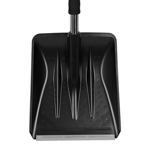 Eujgoov Extendable Car Snow Shovel, Stainless Steel Lightweight Removal Shovel for Efficient Snow Clearing, Portable Tool for Vehicle in Snowy Conditions (Silver White)