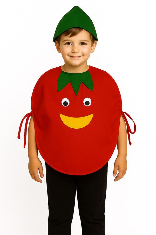 Image of FancyDressWale Fruit & Vegetable Fancy Dress Costume for Kids | Free Size 2-10 Years | School Fancy Dress, Stage Shows, Theme Parties