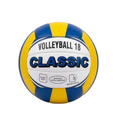 Image of Official Size 5 Volleyball for Indoor & Outdoor Play | Soft Touch PU Ball | Waterproof Training & Match Ball | Durable Sports Equipment for Kids, Teens & Adults