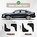 Muslogy for Accord 2026 2025 2024 2023 Mud Flaps Front & Rear 4Pcs Splash Guard Fender Mud Guard No Drilling Required Compatible with Honda Accord 11th Gen 2023+ Accessories