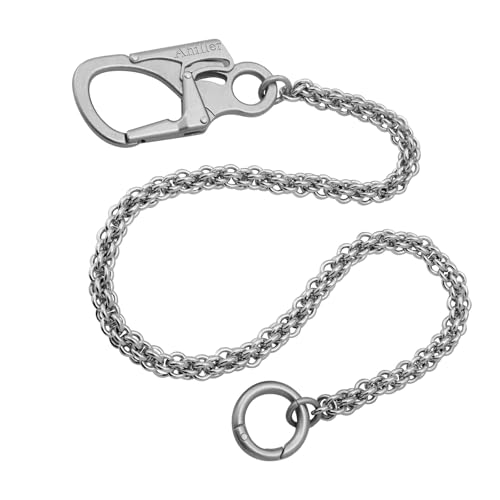 Image of Ahiller Mens Wallet Chain with Heavy Duty Keychain Carabiner Clip