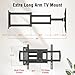 ELIVED Long Arm TV Wall Mount for Most 42-75 Inch TVs, 30 Inch Long Extension Corner TV Mount, Full Motion Wall Mount tv Bracket Swivel and Tilt, Holds up to 99 lbs. Max VESA 600x400mm, YD3037