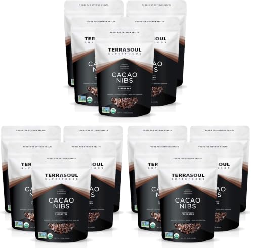 Image of Terrasoul Superfoods Raw Organic Cacao Nibs, 5 Lbs (15 Pack) - Raw | Keto | Vegan