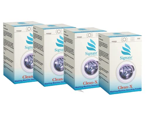 Signate Clean -X Descaling Powder for Washing Machines/Washing Machine Cleaner - (Pack of 4, Each Pack 100gm) (B09LHTLYPD) Amazon Price History, Amazon Price Tracker