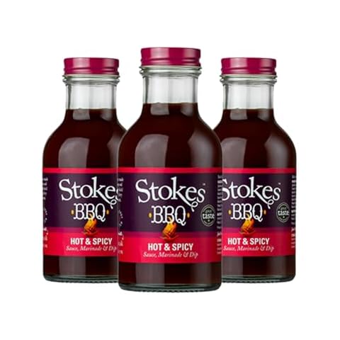 Stokes Hot & Spicy BBQ Sauce Pack of 3 Cover