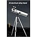 114mm Apeture with All Aluminum Alloy Tripod, for Adults Stargazing - Observation and Astronomy for Kids and Beginners