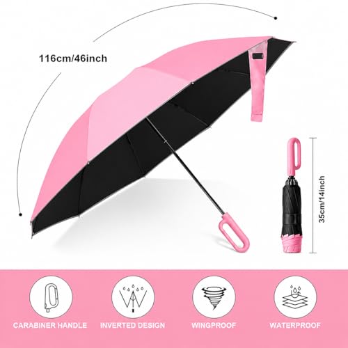 Image of Umbrella for Women | Umbrellas for Men | UV Coated 3 Fold Umbrella for Rain with Auto Open and Close Small Folding Travel-Foldable Windshield