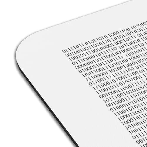 Set de table code binaire cadeau original pour informaticien et passionné tech